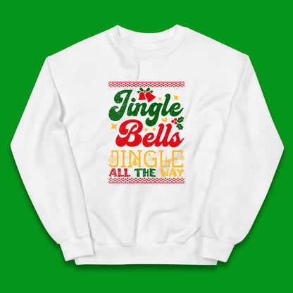 jingle bell christmas kids jumper