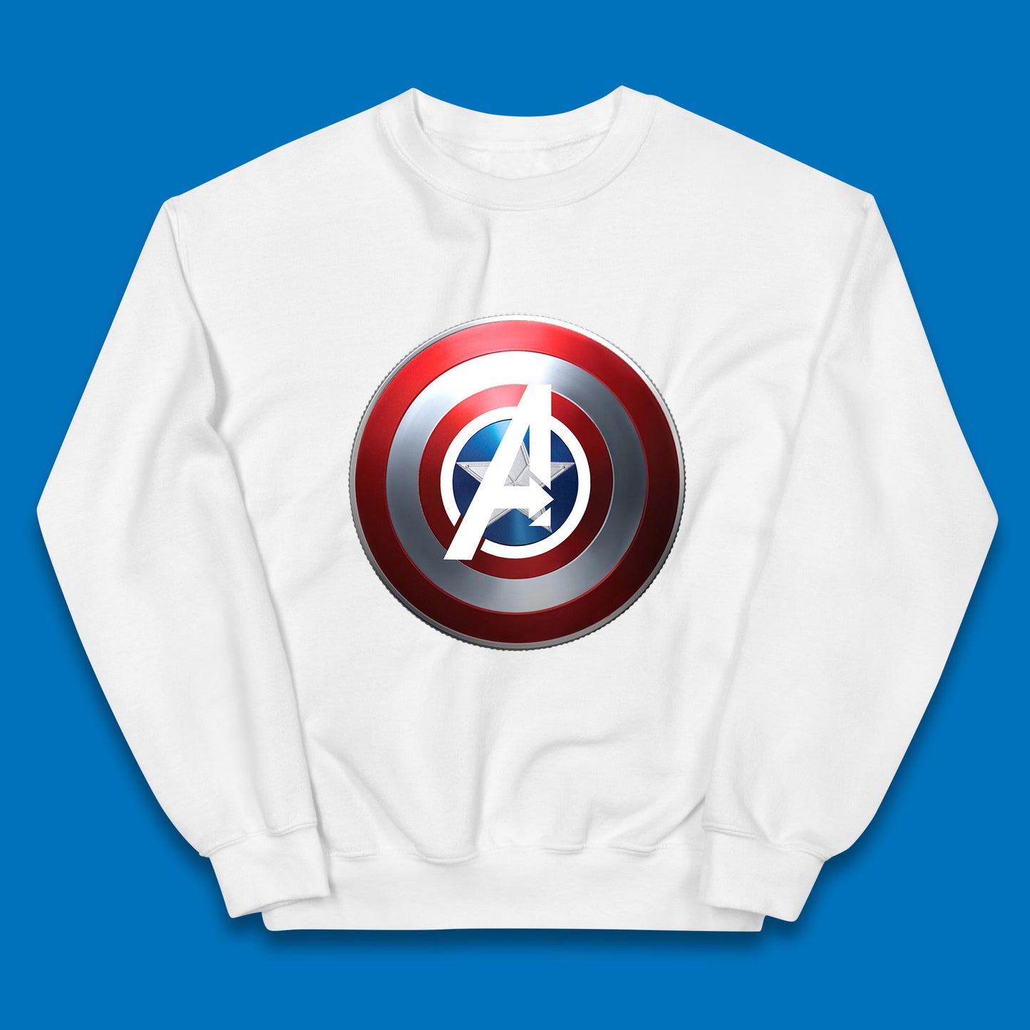 Captain America's Shield Marvel Avengers Captain America Cosplay The Captain Steven Rogers Kids Jumper