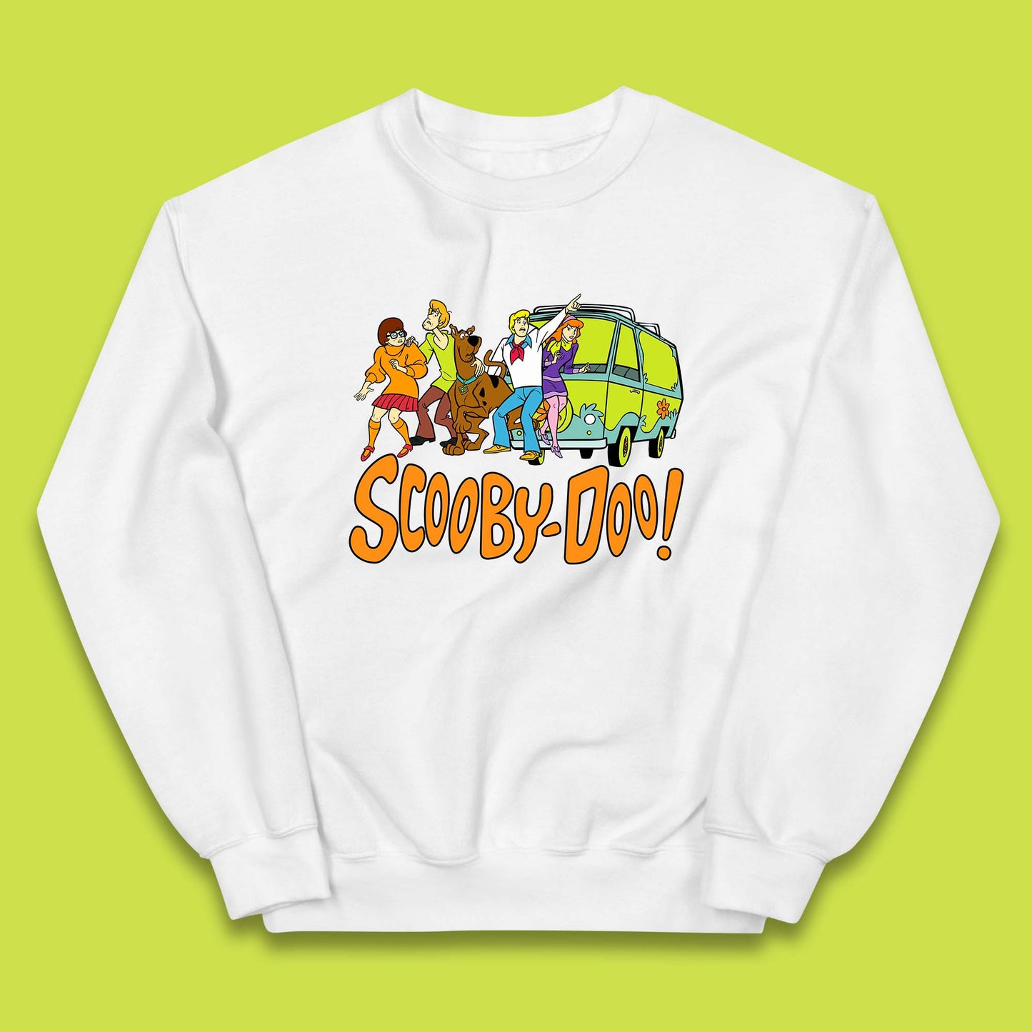 Halloween Scooby Doo & Gang Horror Van Scary Mystery Machine Kids Jumper