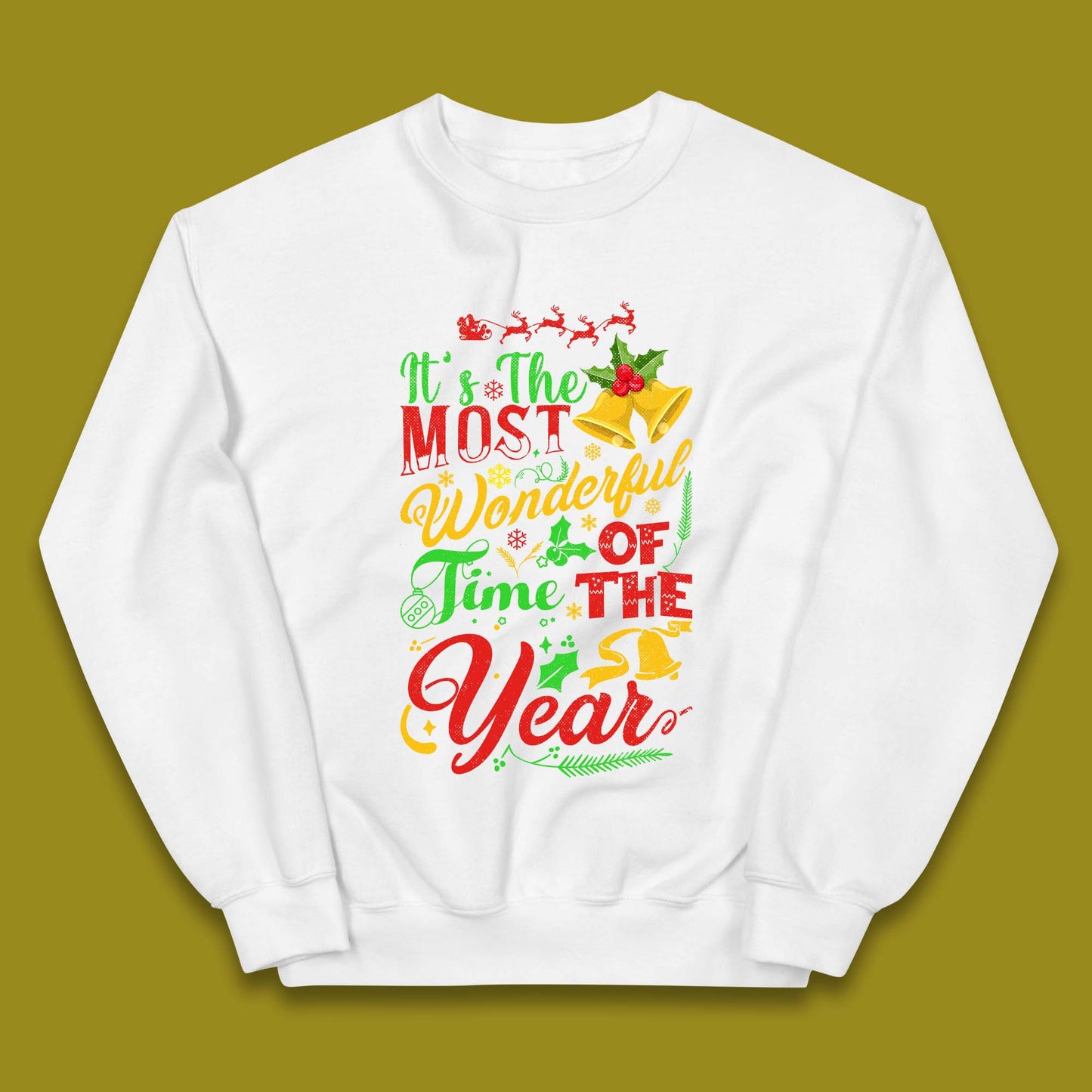 Wonderful Christmas Kids Jumper