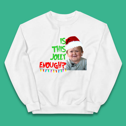 Jolly Enough Hasbulla Christmas Kids Jumper