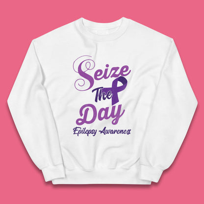 Seize the Day Epilepsy Awareness Kids Jumper