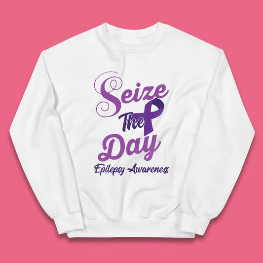 Seize the Day Epilepsy Awareness Kids Jumper