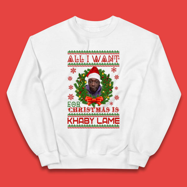 Want Khaby Lame For Christmas Kids Jumper