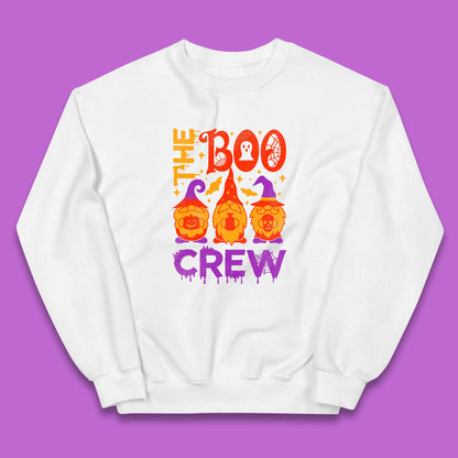 The Boo Crew Halloween Gnomes Squad Horror Scary Spooky Matching Costume Kids Jumper