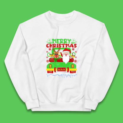 merry christmas truck jumper