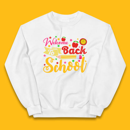 Welcome Back To School First Day Of School Straight Back To School Kids Jumper