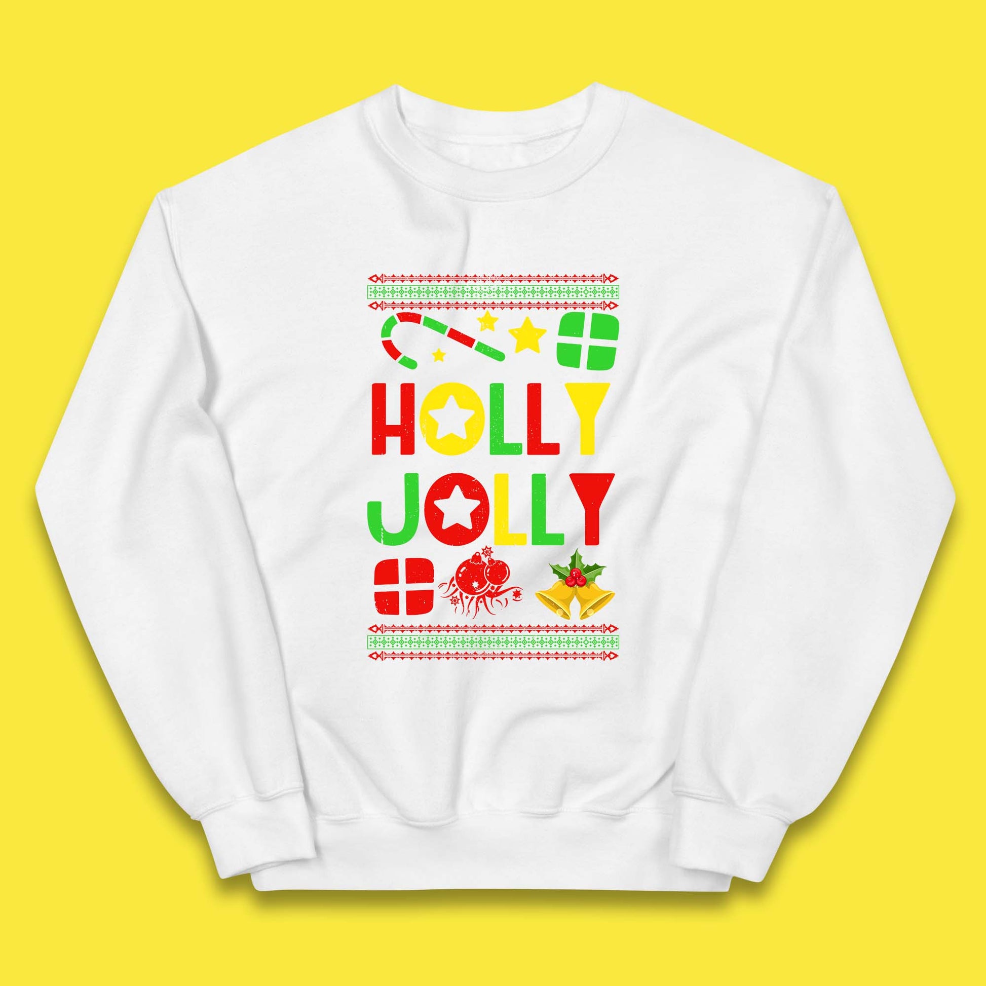 holly jolly christmas jumper