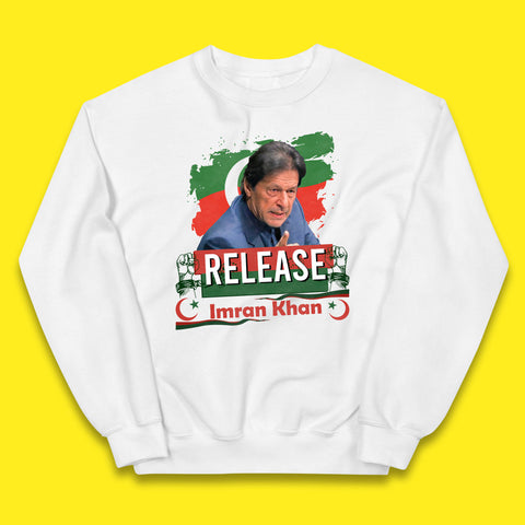 Release Imran Khan Prisoner No 804 Nation Stand With Imran Khan Pakistan Behind You Skipper Kids Jumper