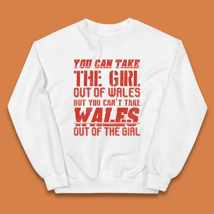 The Girl Out Of Wales Kids Jumper
