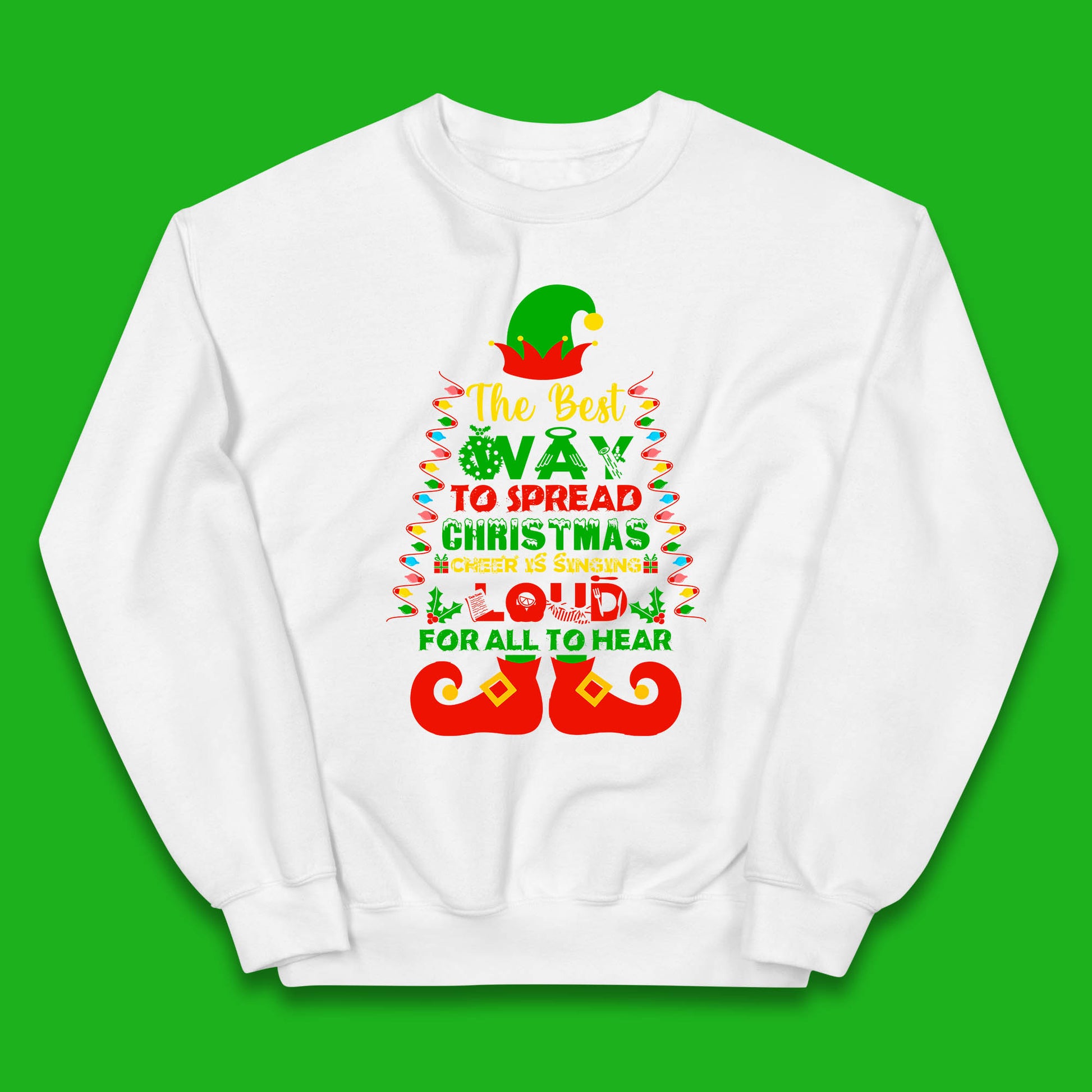 elf christmas jumper