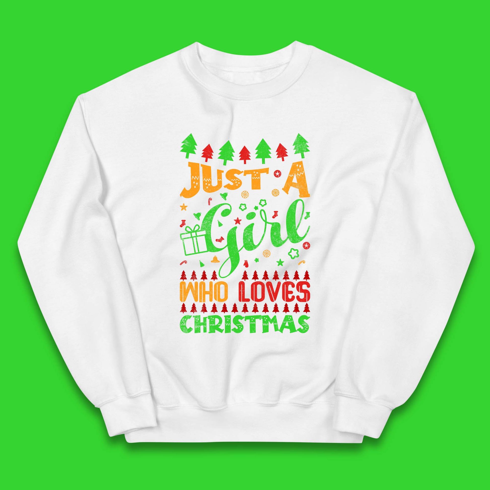 just a girl who loves christmas jumper