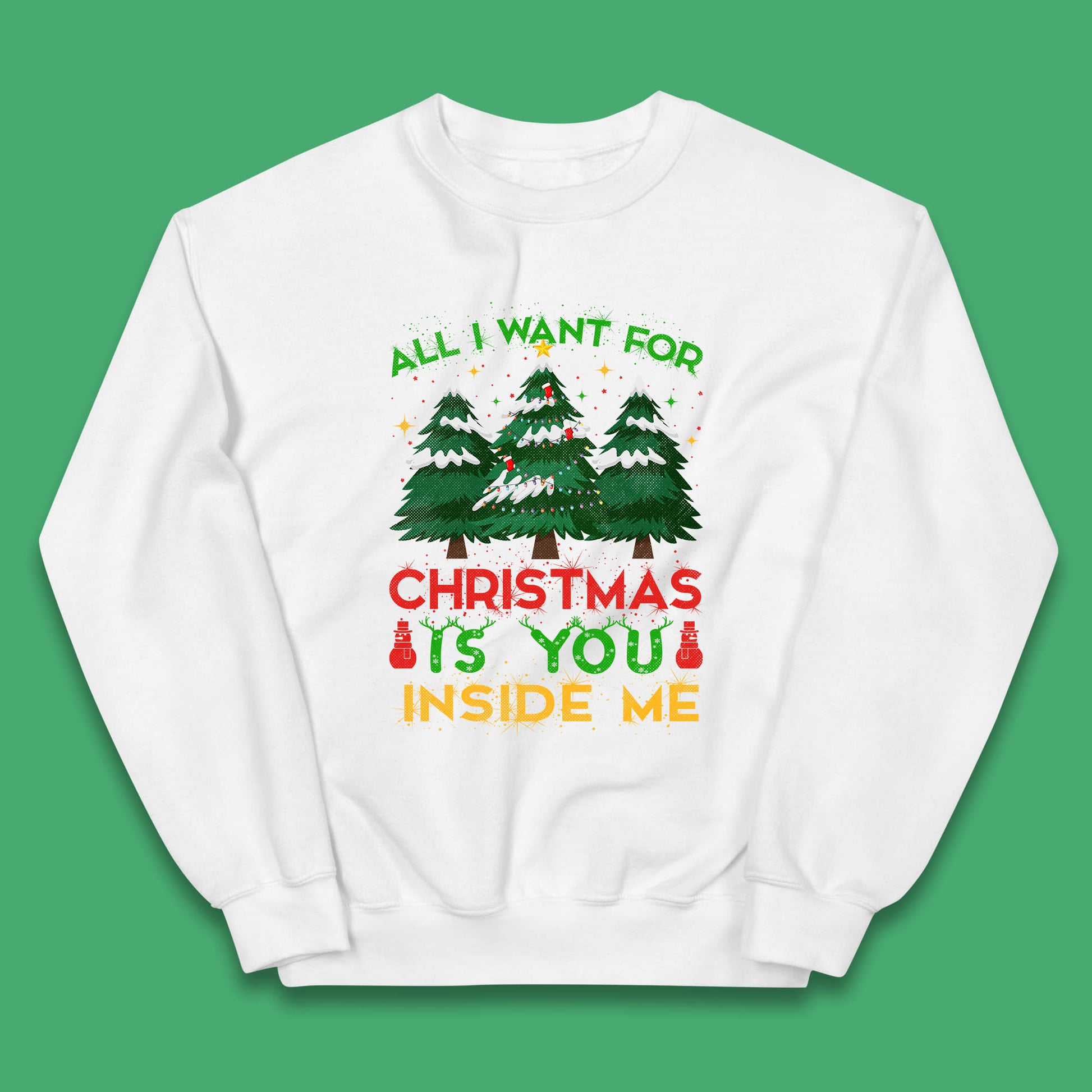 christmas tree jumper