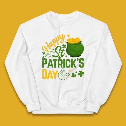 Happy St Patrick's Day Kids Jumper