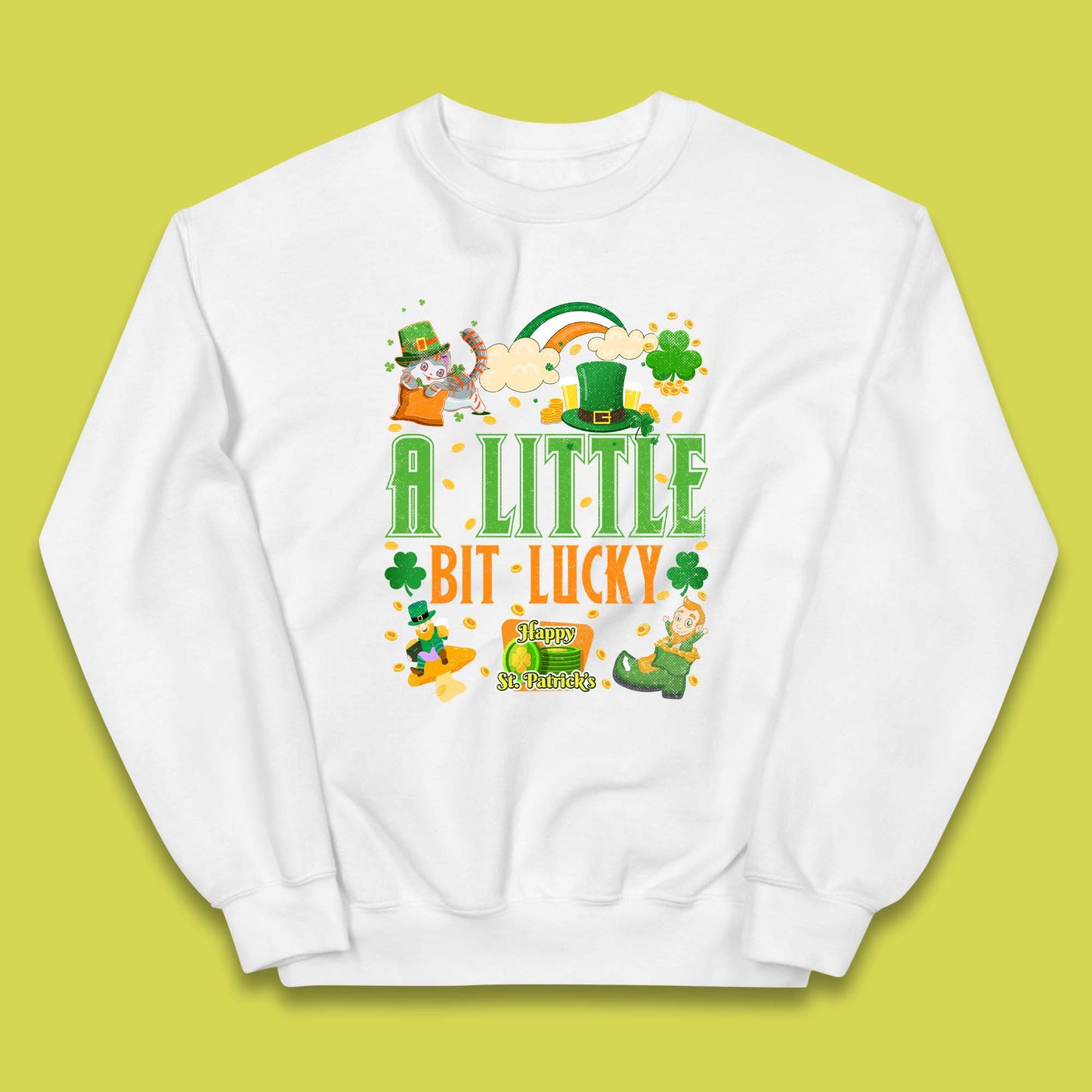 A Little Bit Lucky St. Patrick's Kids Jumper