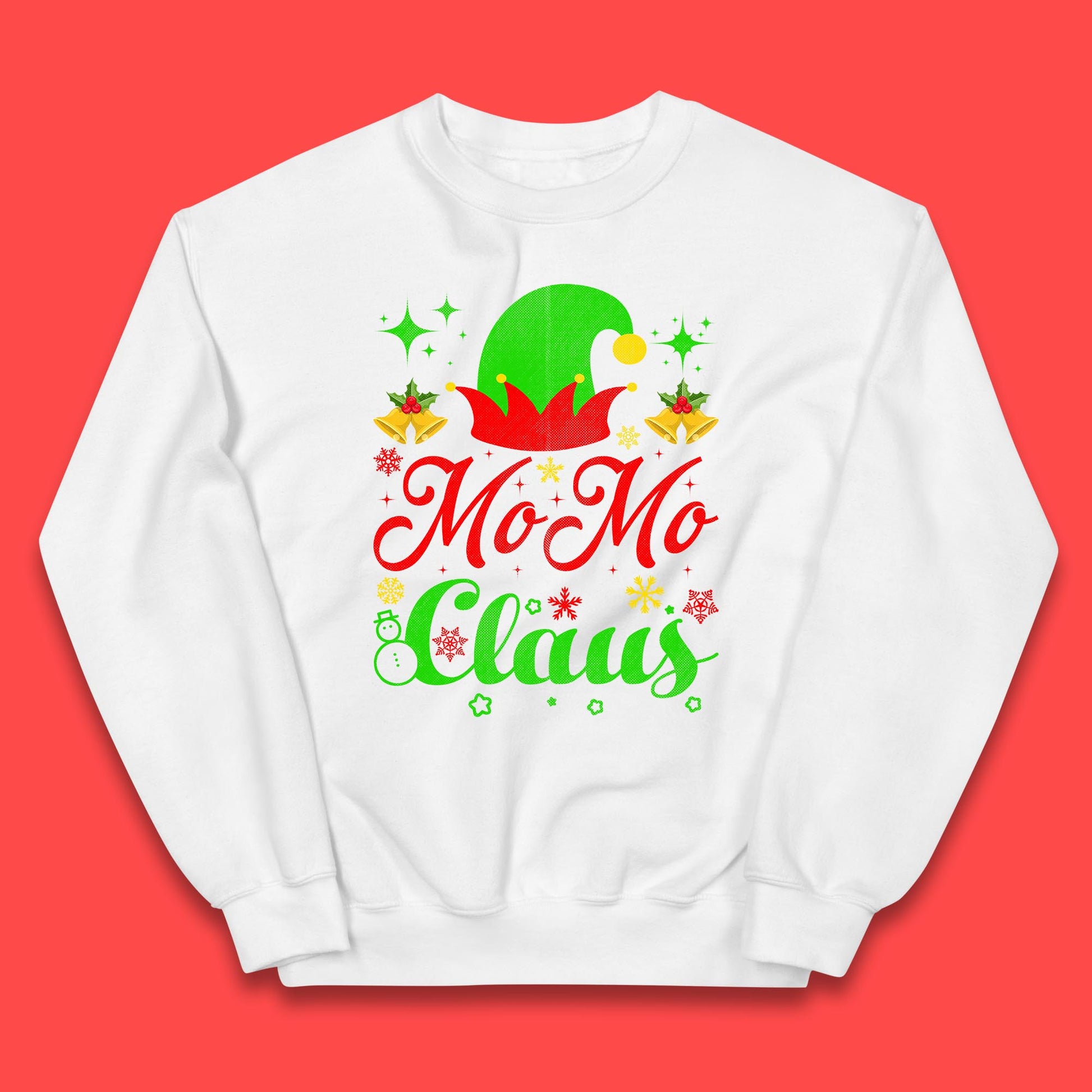 christmas momo claus elf hat jumper