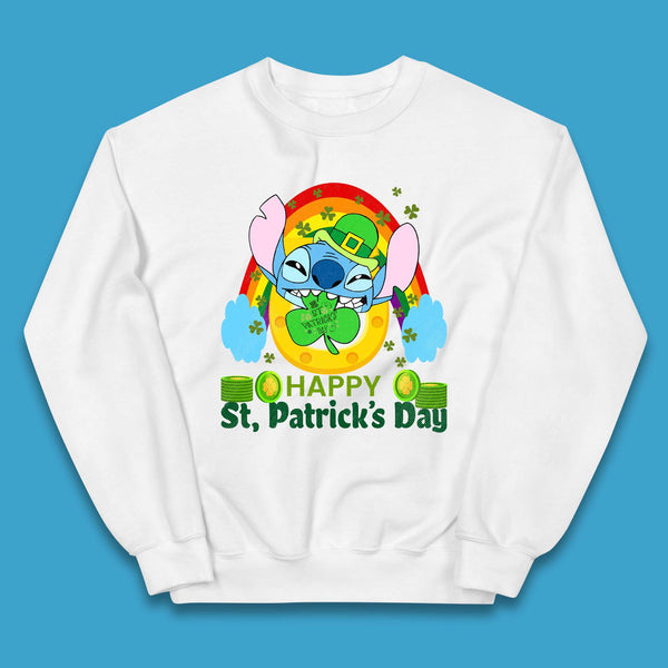 St. Patrick's Day Stitch Kids Jumper