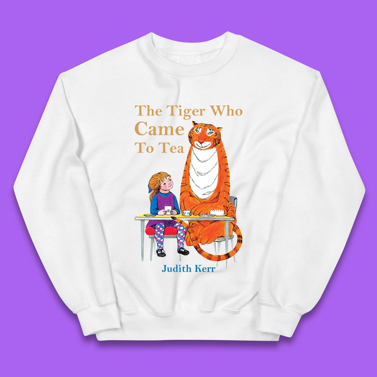 The Tiger Who Came To Tea Kids Jumper