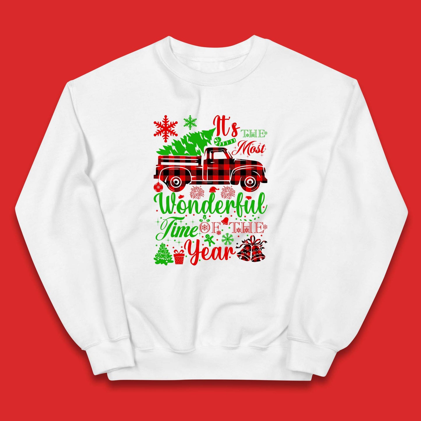 Wonderful Time Of The Year Christmas Kids Jumper
