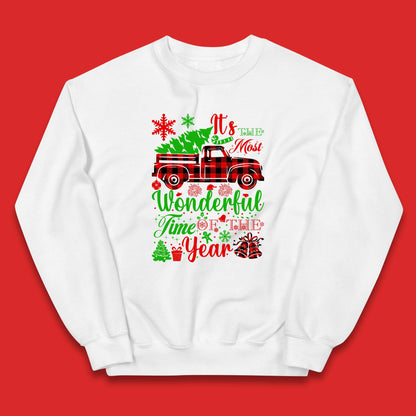 Wonderful Time Of The Year Christmas Kids Jumper