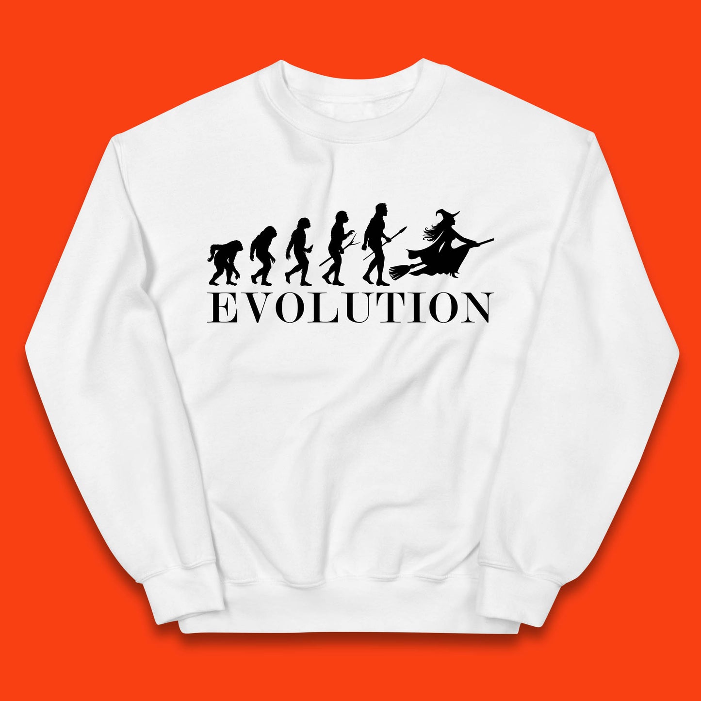 Witch Evolution Halloween Scary Spooky Witch Costume Kids Jumper