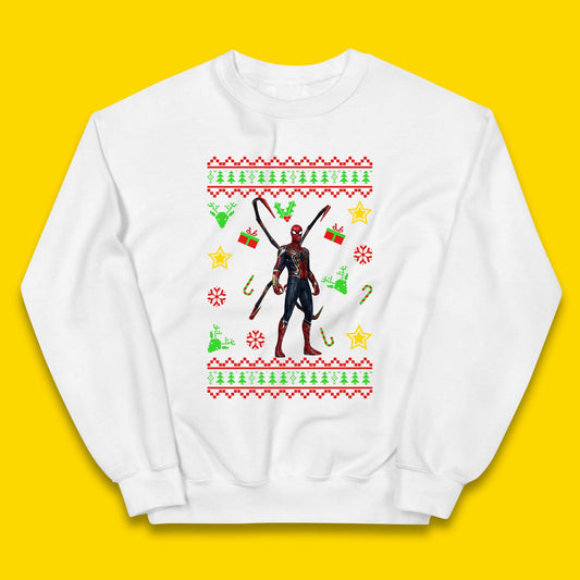 Spiderman Christmas Kids Jumper