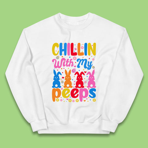 Chillin With My Peeps Kids Jumper