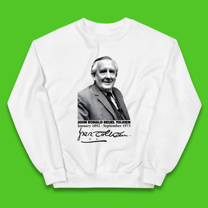 John Ronald Reuel Tolkien Signature Kids Jumper