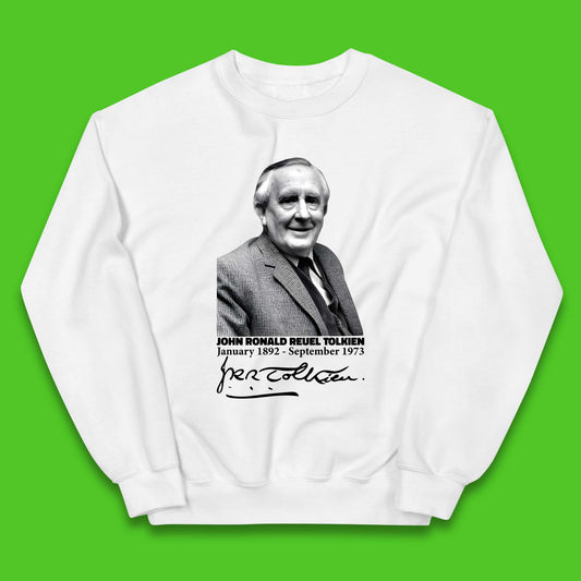 John Ronald Reuel Tolkien Signature Kids Jumper