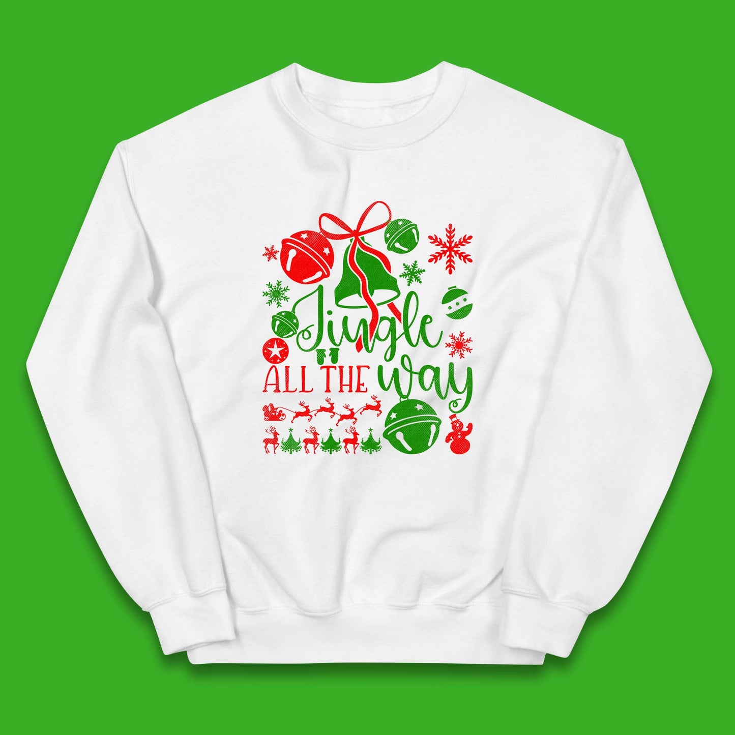 jingle all the way christmas jumper