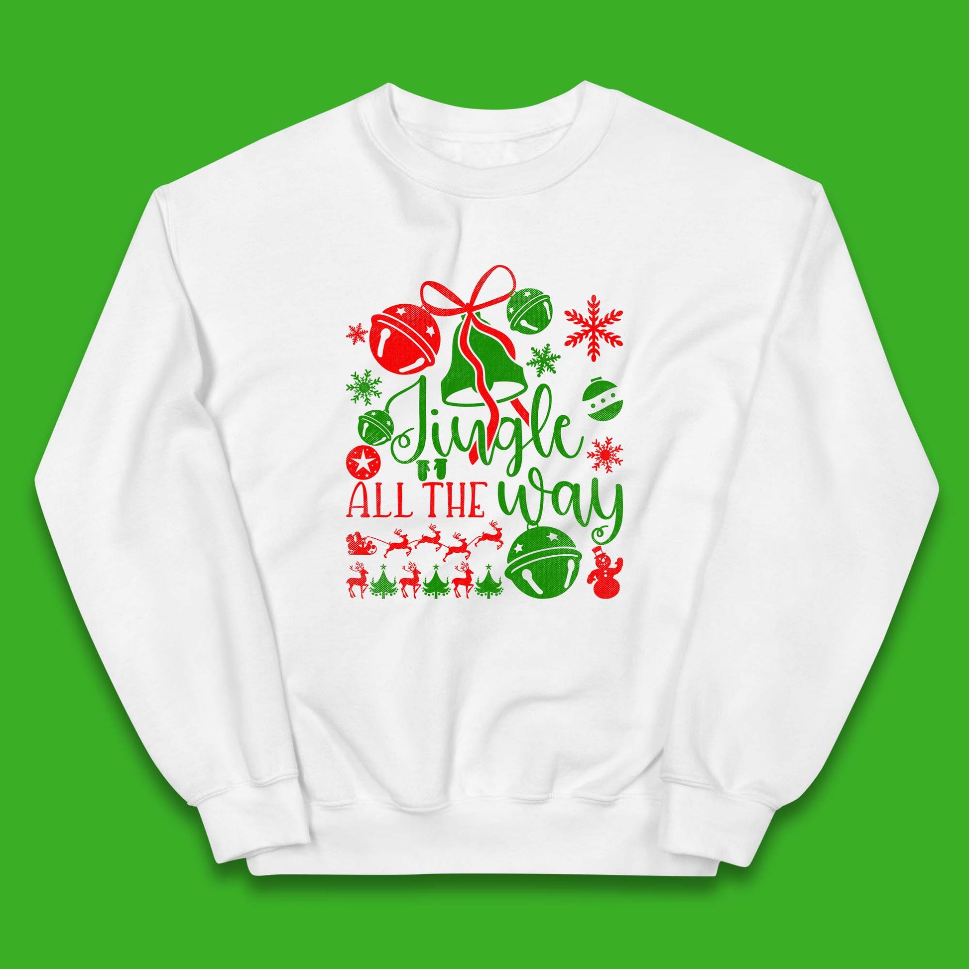 jingle all the way christmas jumper
