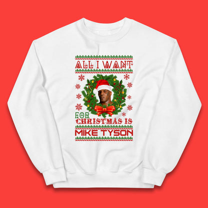 Mike Tyson Christmas Kids Jumper