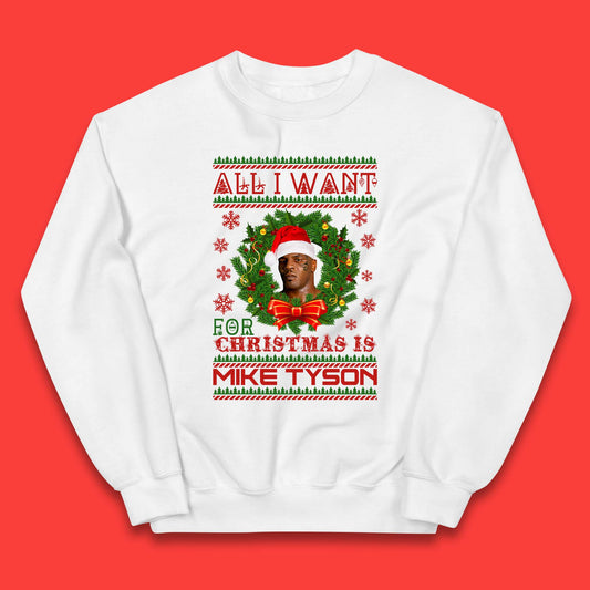 Mike Tyson Christmas Kids Jumper