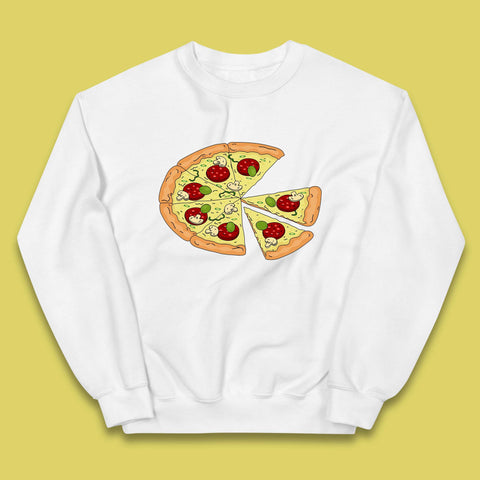 Italian Pizza Pizzaologist Pizza Lover Pizza Holic Pizza Addict Kids Jumper