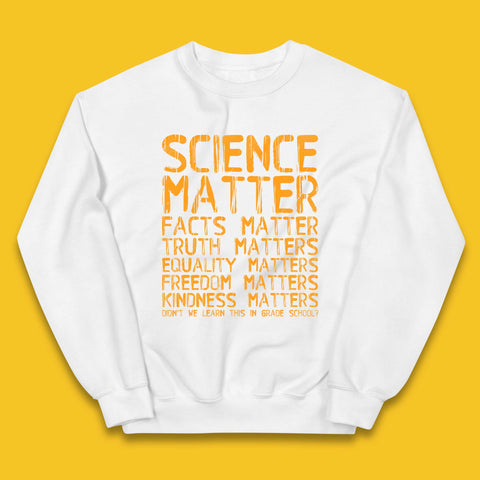 Science Matters Facts Matters Kids Jumper