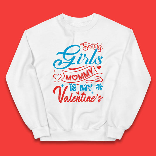 Mommy Is My Valentine Kids Jumper