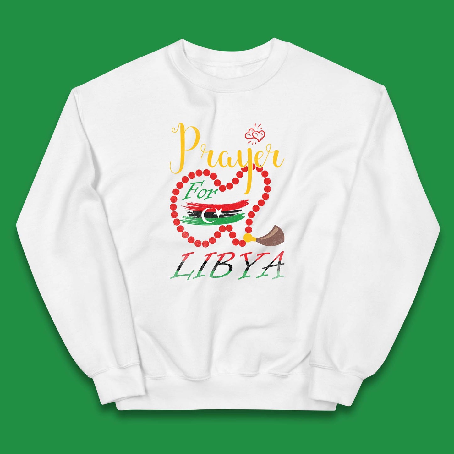 Prayer For Libya Help Libya Flood Solidarity Stand With Libya Kids Jumper
