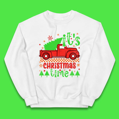 Christmas Truck Kids Jumper