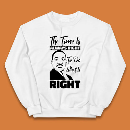 Martin Luther King Jr Quote Kids Jumper