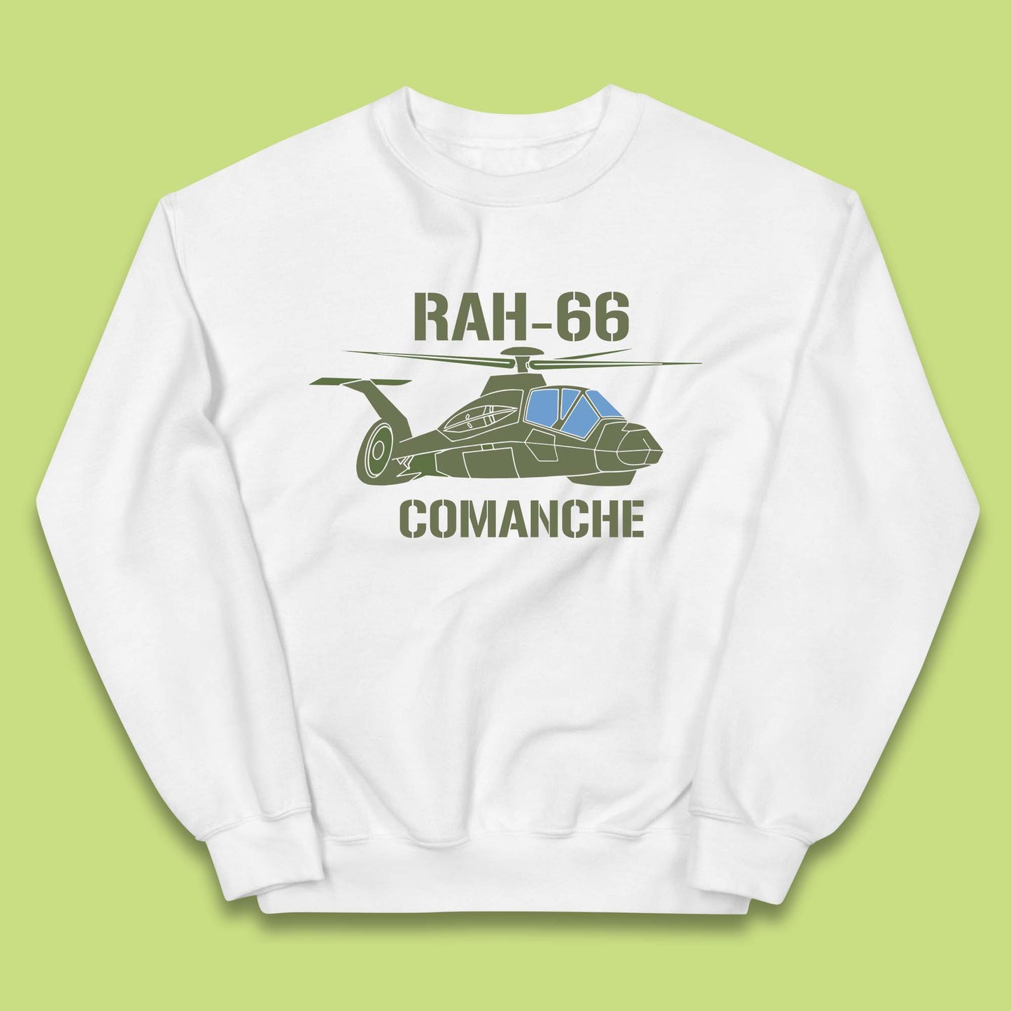 Boeing–Sikorsky RAH-66 Comanche US Army Gunship Attack Helicopter Kids Jumper