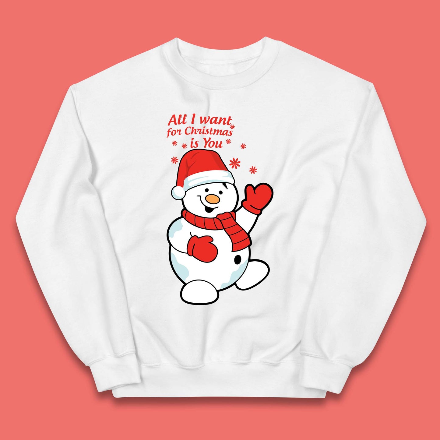 Snowman Christmas Kids Jumper