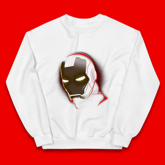 Marvel Avengers Iron Man Portrait Art Superhero Comic Book Character Iron-Man Marvel Comics Kids Jumper