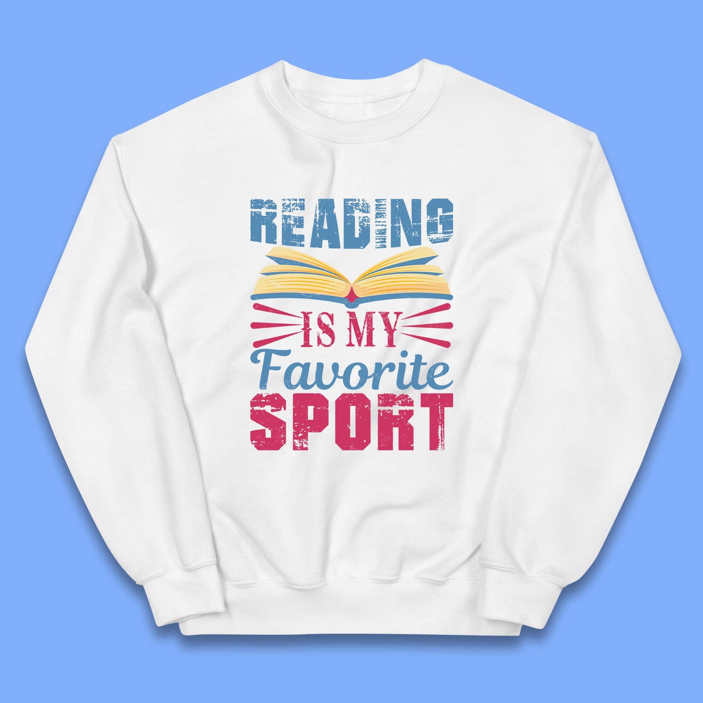 Reading Is My Favorite Sport Kids Jumper