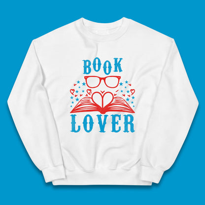 Book Lover Reading Lover Bookish Bookworm Booktroverts Kids Jumper