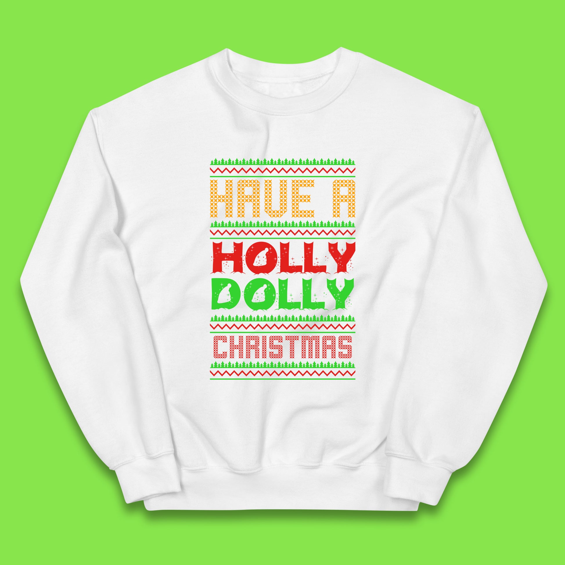 holly dolly christmas jumper