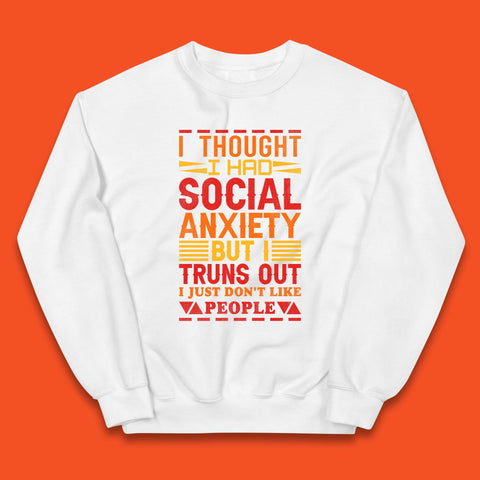 Social Anxiety Kids Jumper