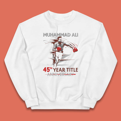Muhammad Ali 45th Year Title Anniversary World Boxing Champion American Heavyweight Boxer Kids Jumper