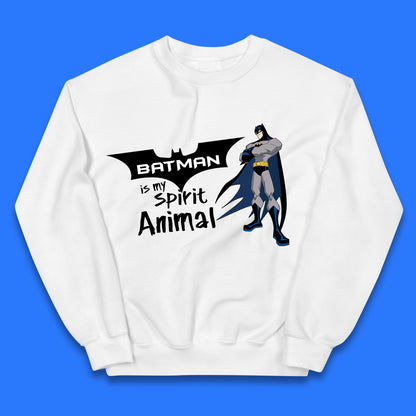 Batman Is My Spirit Animal DC Comics Batman Basic Logo Superhero Dc Movie Character Kids Jumper