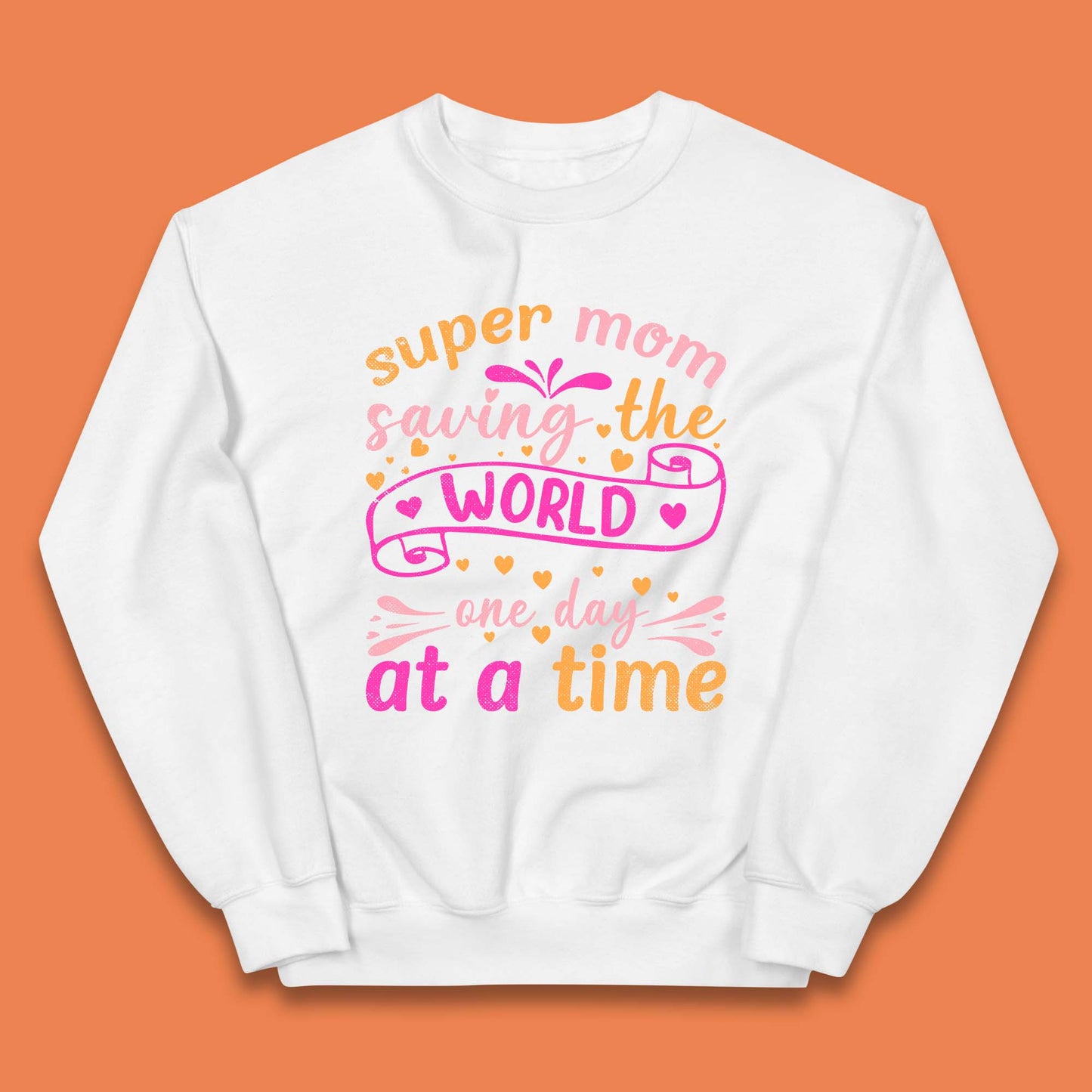 Super Mom Saving The World Kids Jumper