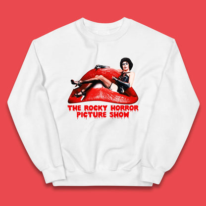 The Rocky Horror Show Halloween Horror Movie Red Lips Kids Jumper